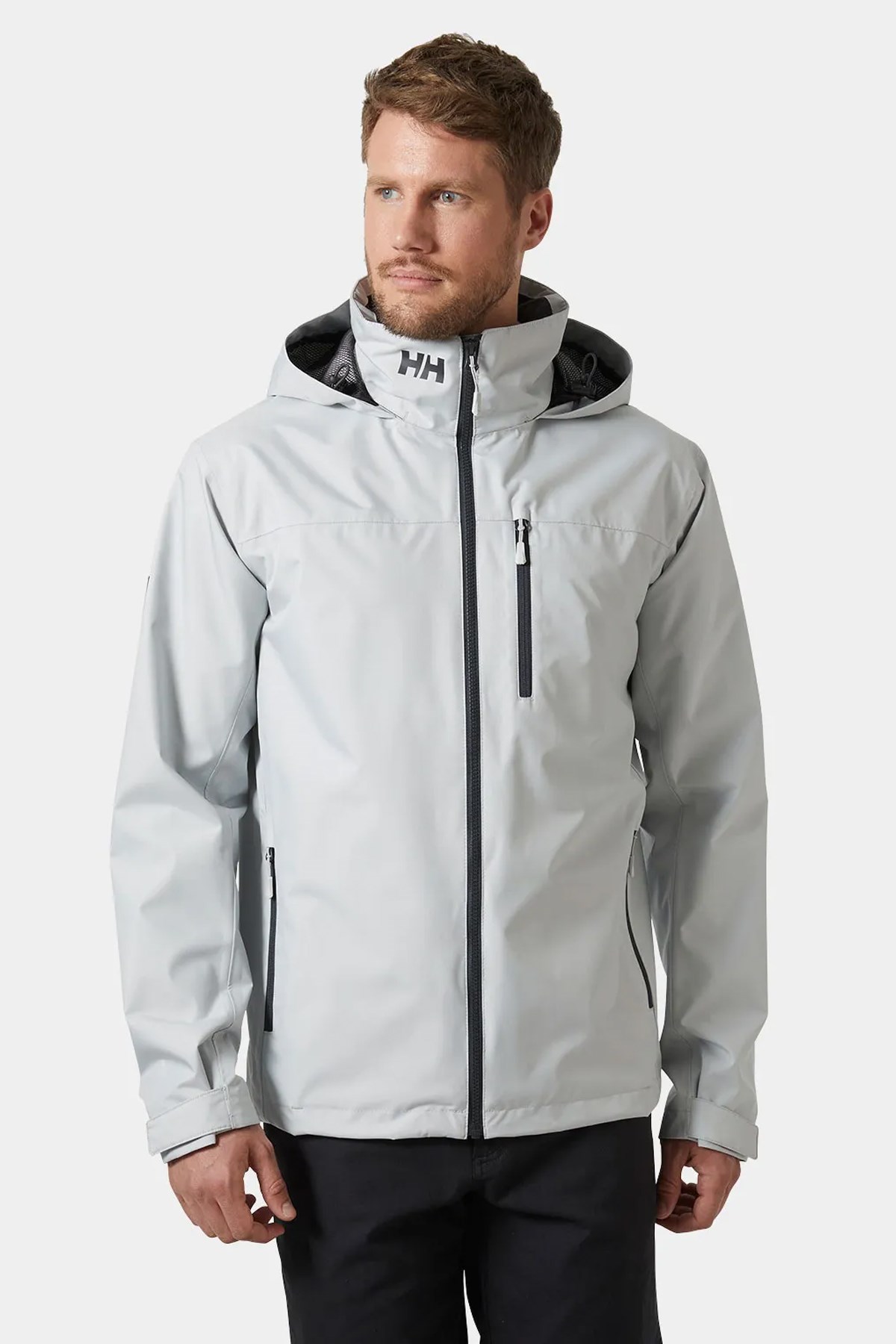 Helly Hansen Crew Hooded 2.0 Erkek Mont HHA.34443 853 Gri
