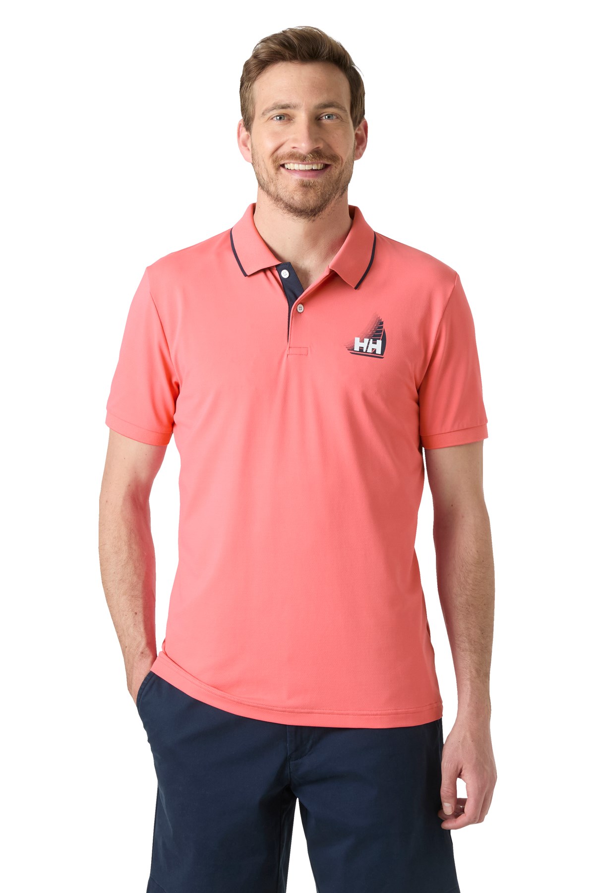 Helly Hansen HP Figari Erkek Tişört HHA.34545 098 Pembe