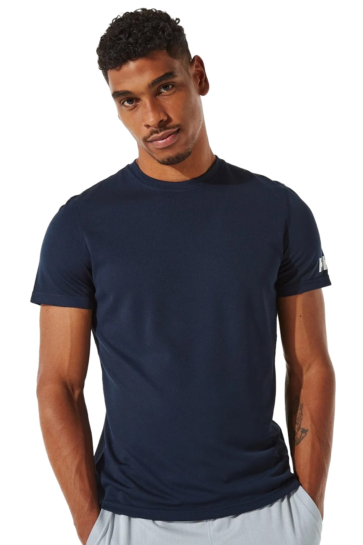 Helly Hansen Tech Erkek Tişört HHA.48363 597 Lacivert