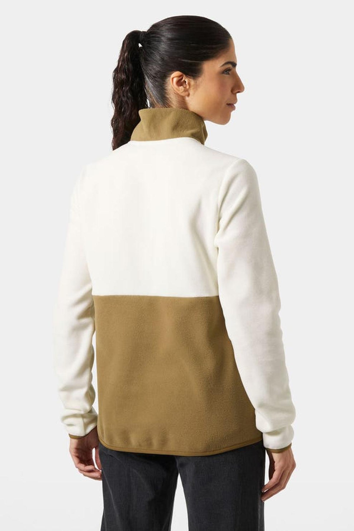 Helly Hansen Kadın Daybreaker Snap Polar Sweatshirt Kahverengi