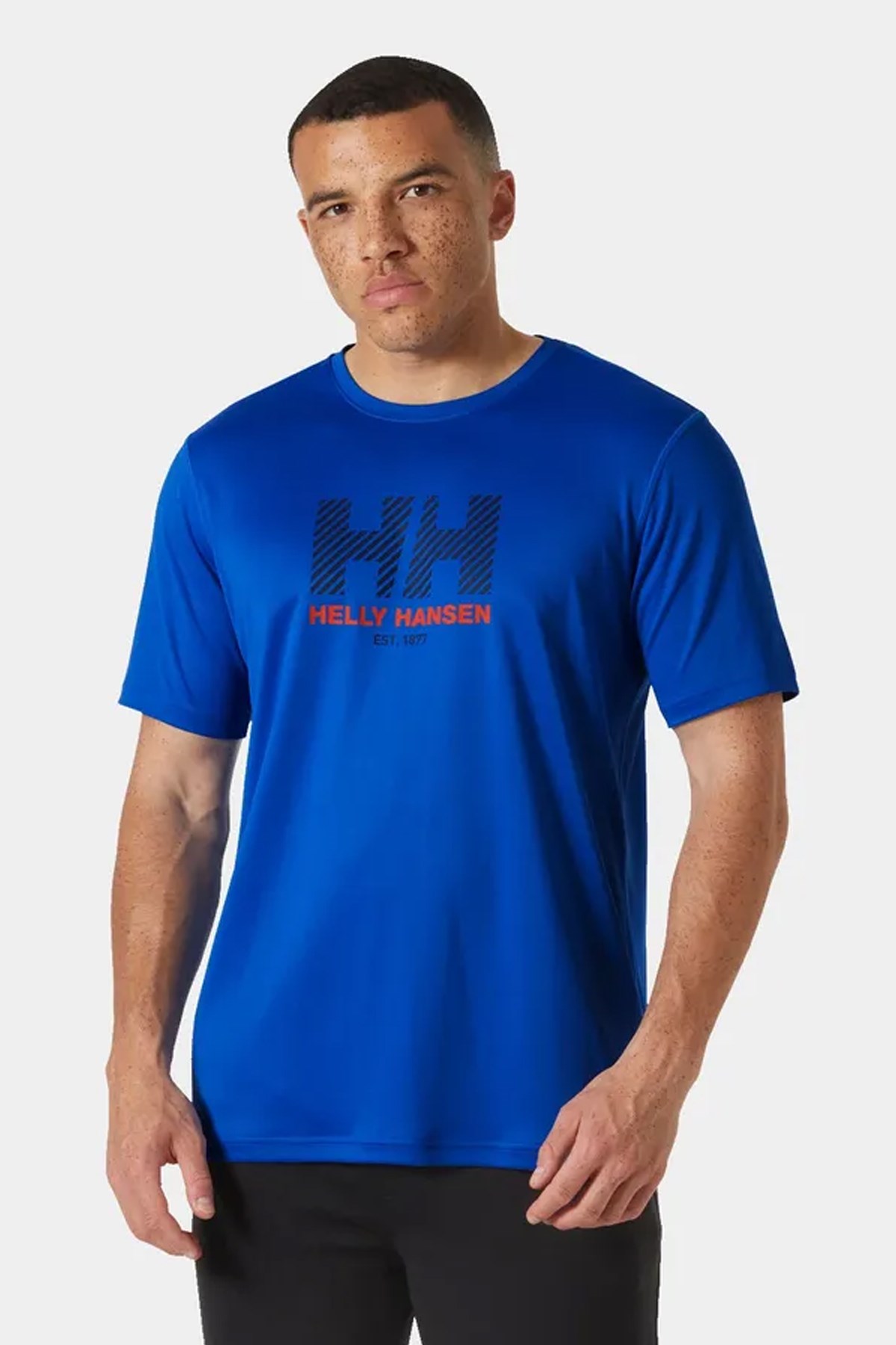 Helly Hansen Hh Tech Graphic T-Shirt 2.0 Hha.49574 543 Mavi