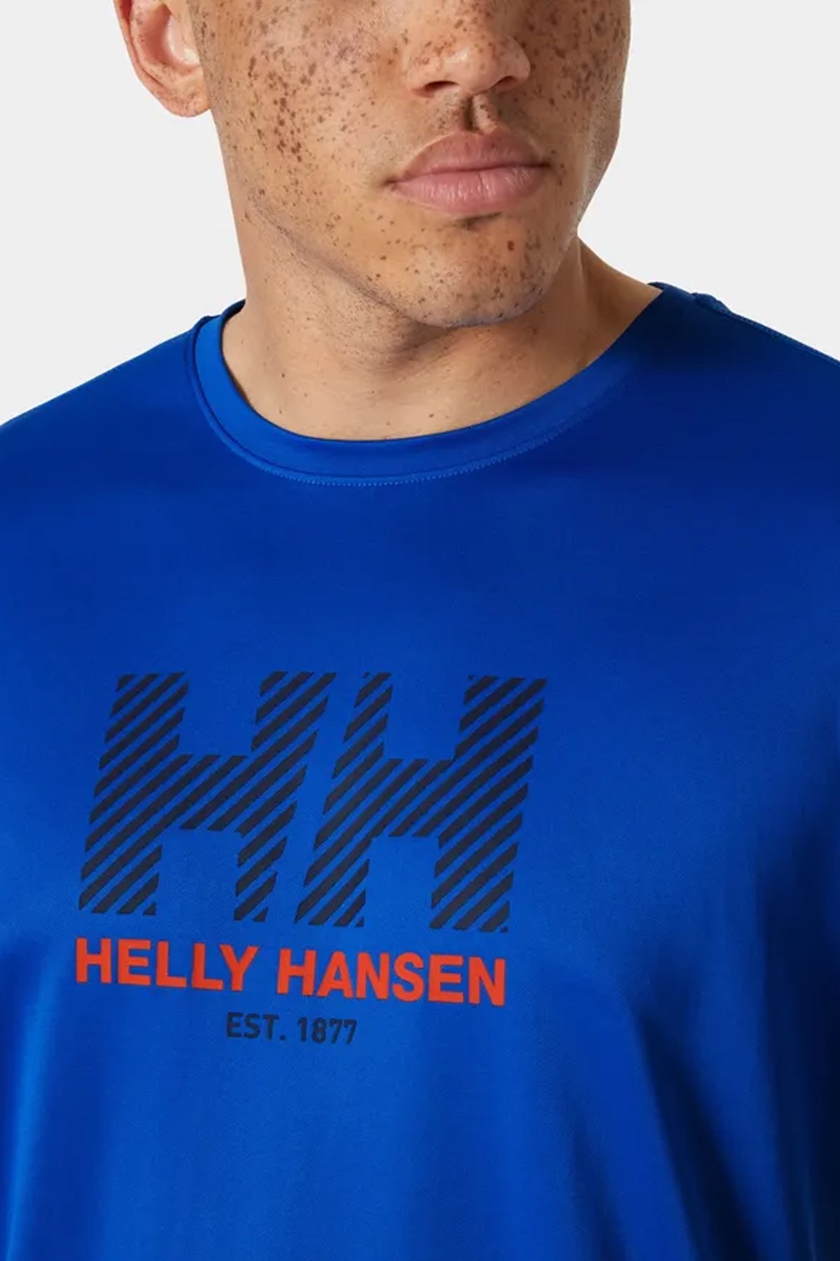 Helly Hansen Hh Tech Graphic T-Shirt 2.0 Hha.49574 543 Mavi