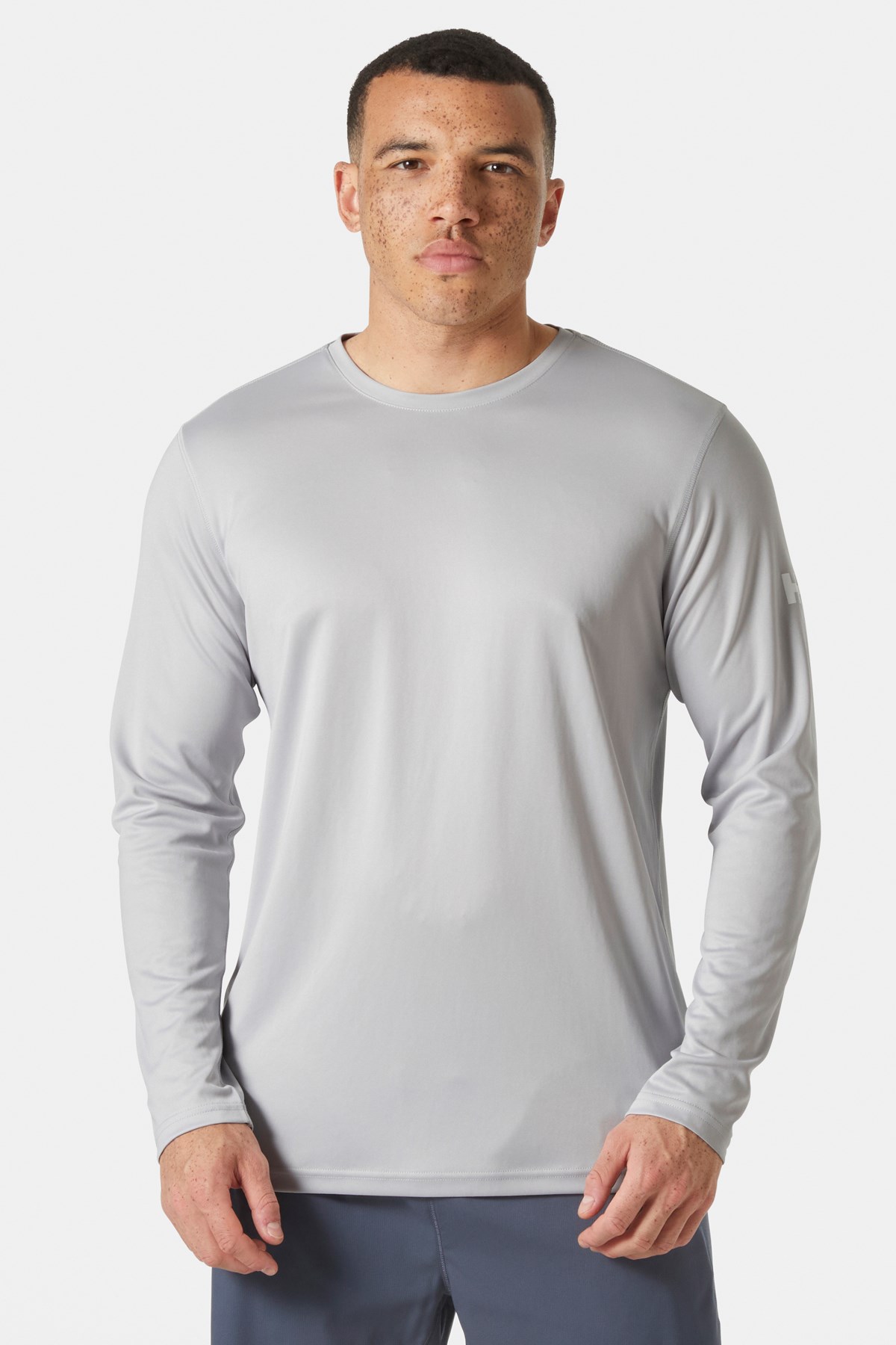 Helly Hansen HH Tech Erkek Uzun Kollu Tişört HHA.49582 853 Gri