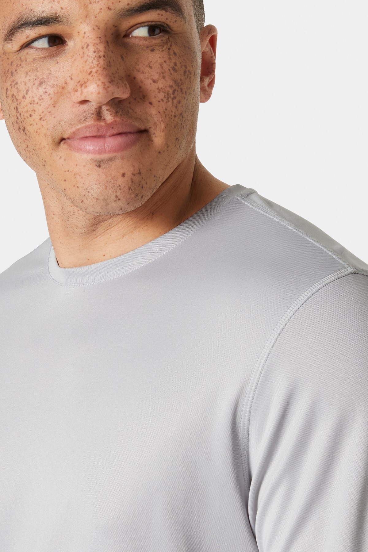 Helly Hansen HH Tech Erkek Uzun Kollu Tişört HHA.49582 853 Gri