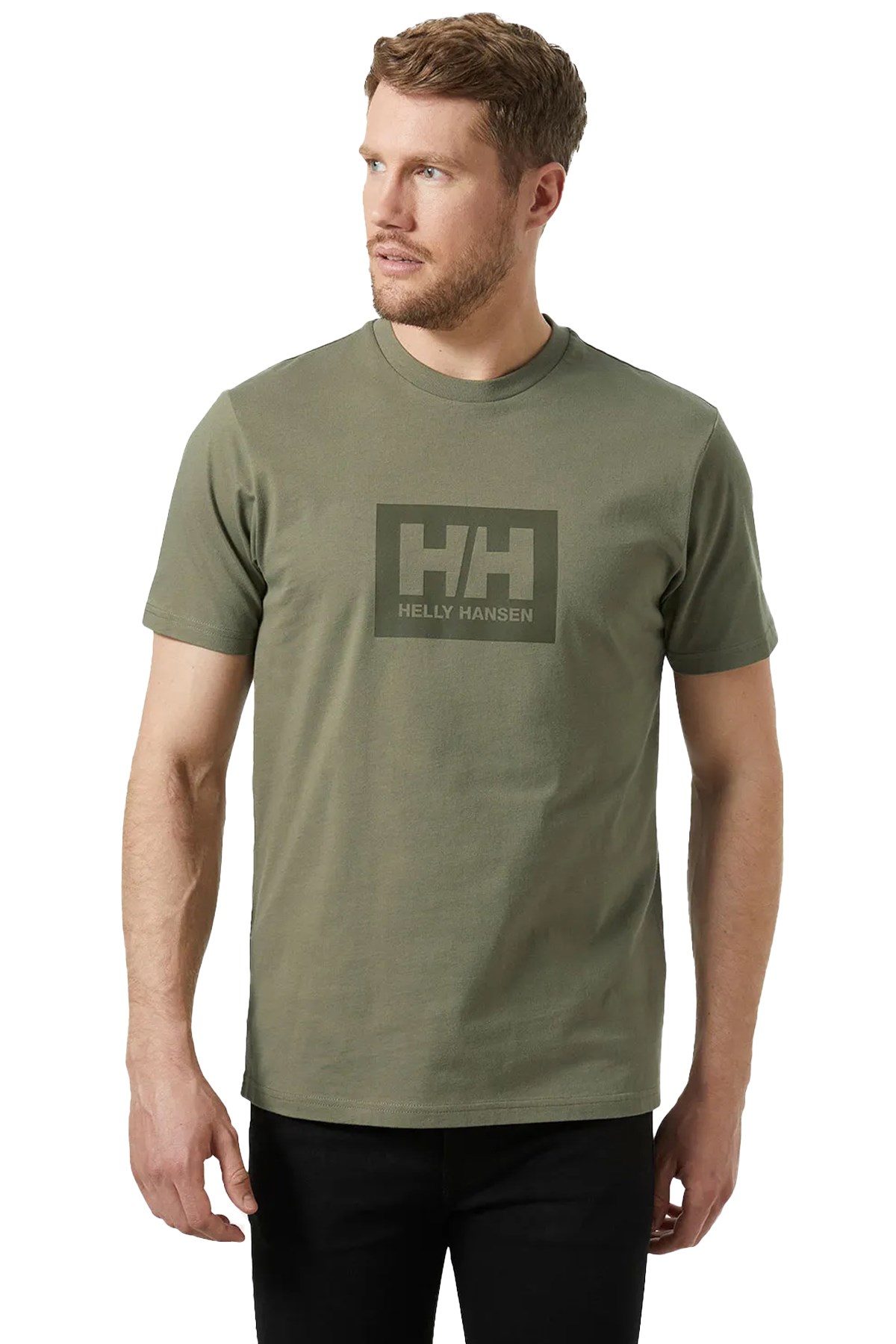 Helly Hansen Box T Erkek Tişört HHA.53285 422 Yeşil