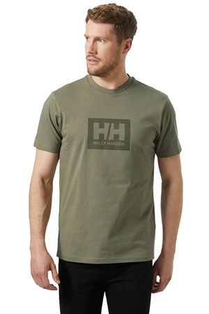 Helly Hansen Box T Erkek Tişört HHA.53285 422 Yeşil