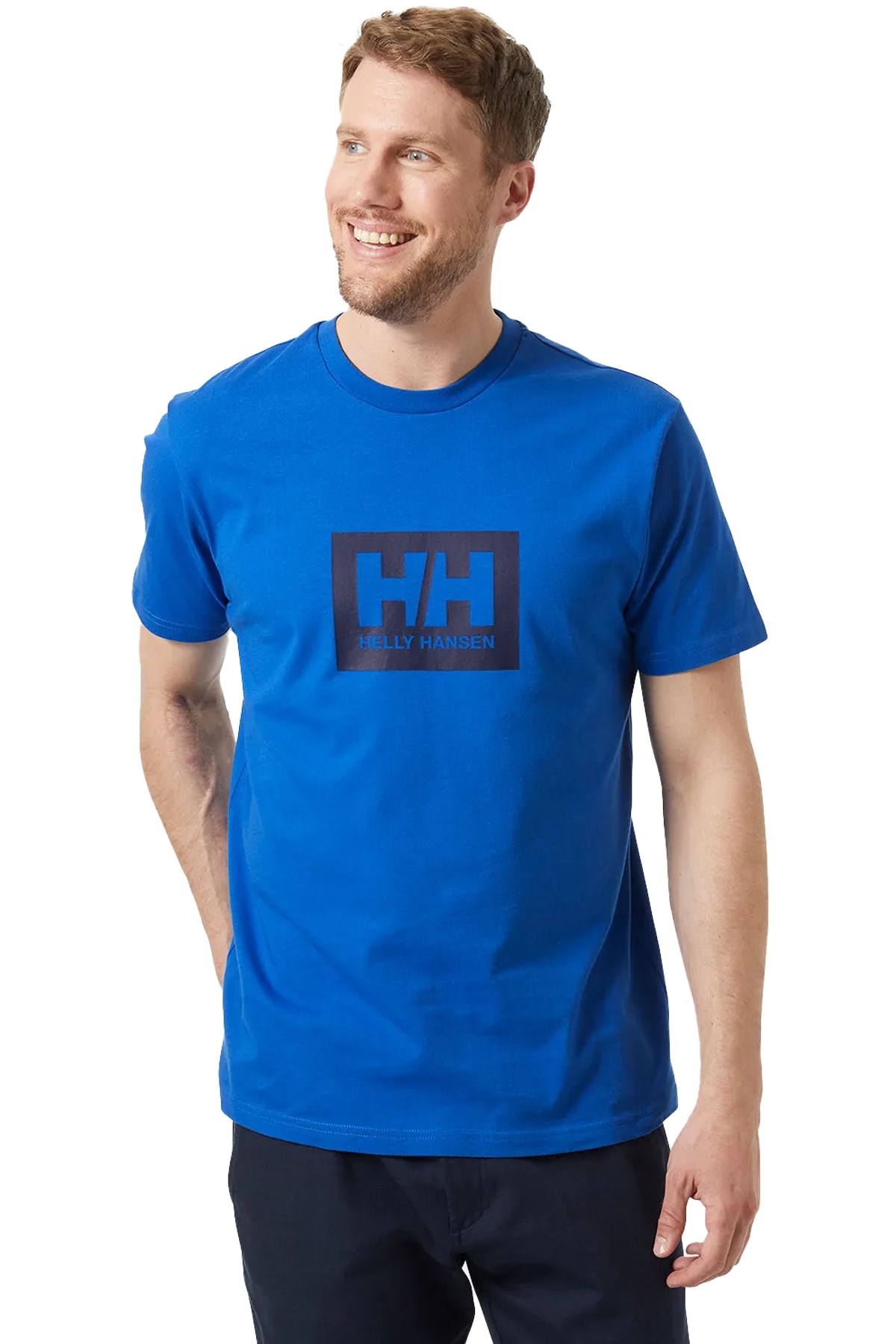 Helly Hansen Box T Erkek Tişört HHA.53285 543 Mavi