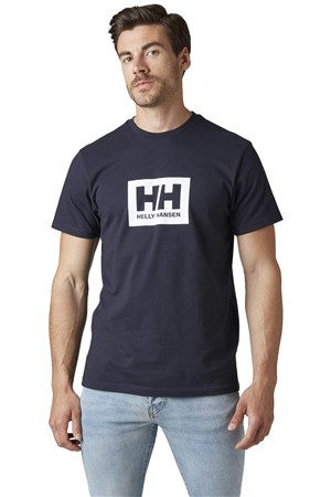 Helly Hansen Box T Erkek Tişört HHA.53285 599 Lacivert