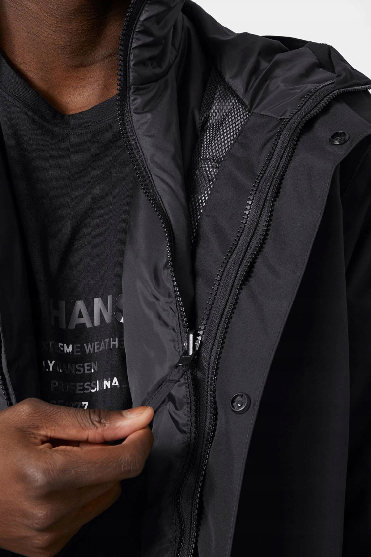Helly Hansen Juell 3 in 1 Erkek Mont HHA.53679 990 Siyah