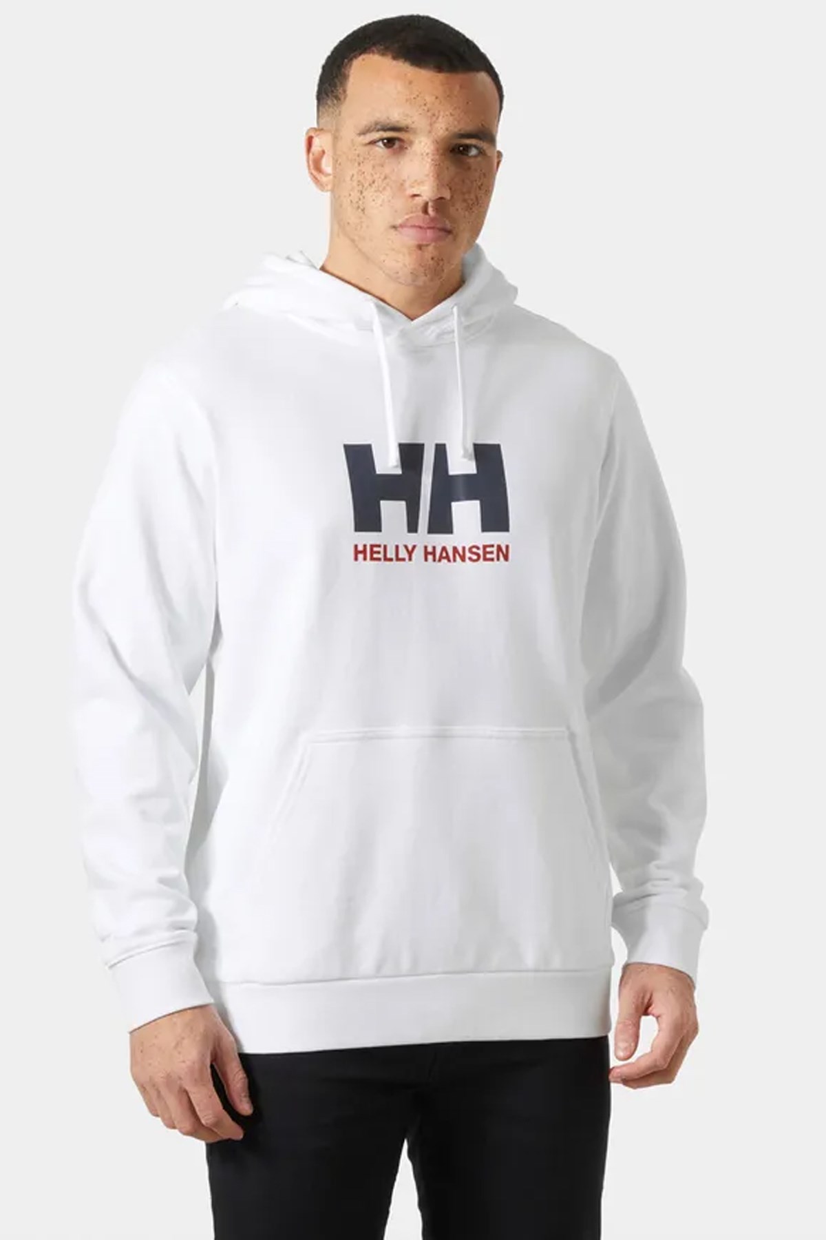 Helly Hansen Erkek HH Logo 3.0 Sweatshirt Beyaz