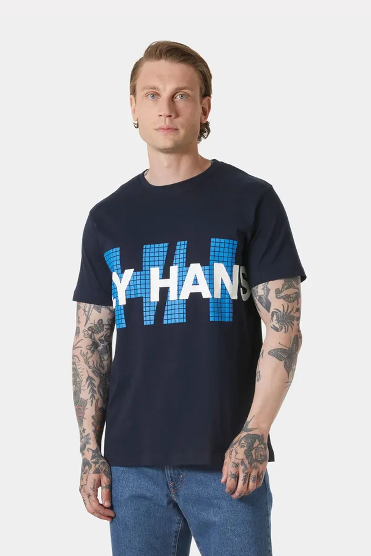 Helly Hansen Core Graphic T -Shirt 2.0 Hha.54599 598 Lacivert