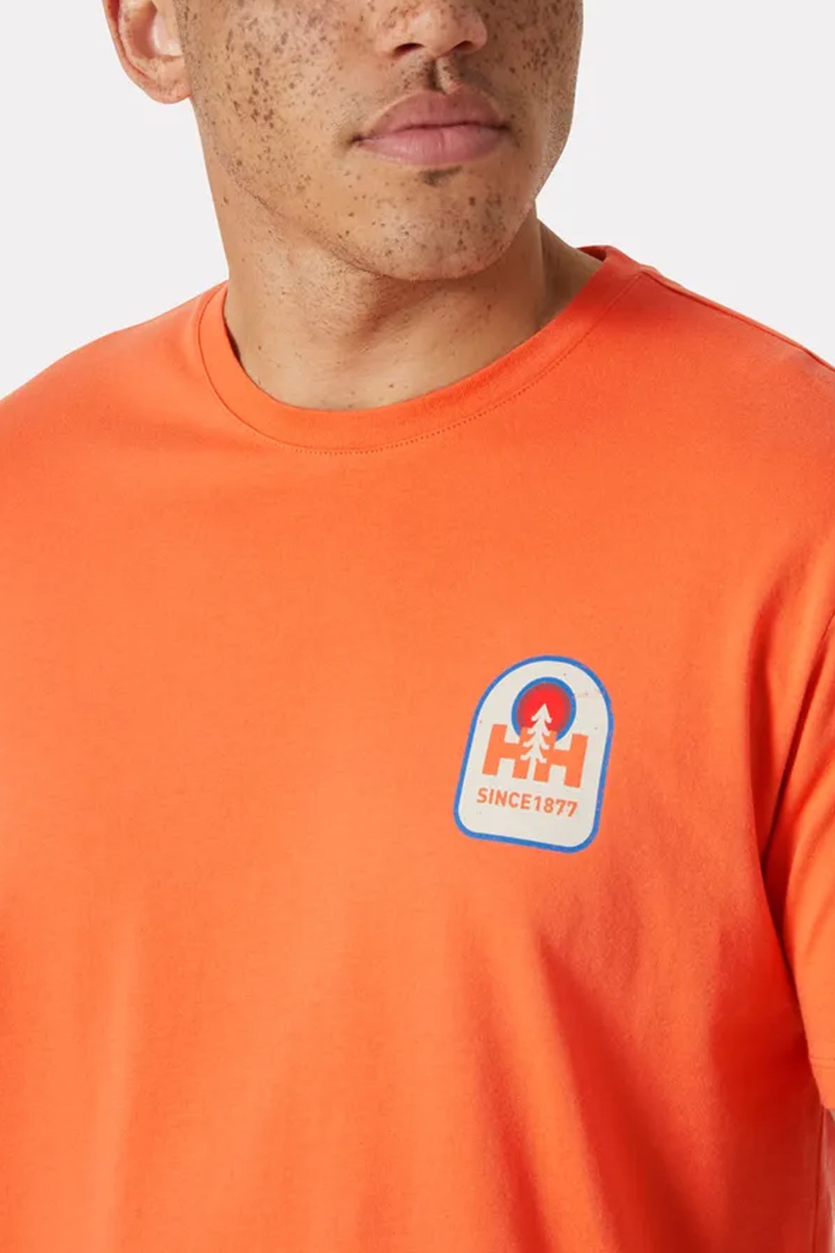 Helly Hansen Massif Graphic T-Shirt Hha.54600 304 Turuncu