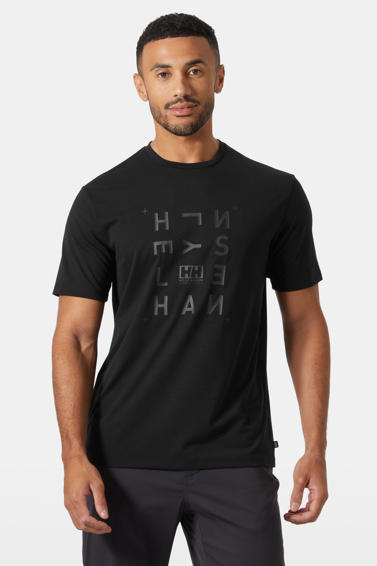Helly Hansen Skog Recycled Erkek Tişört HHA.63082 991 Siyah