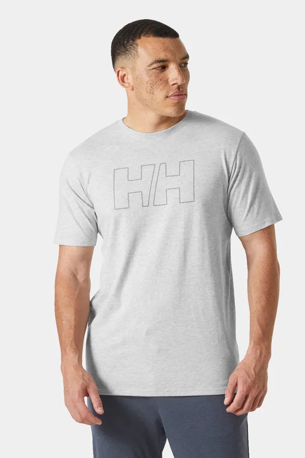 Helly Hansen Hh Tech Logo T-Shirt Hha.63165 951 Gri