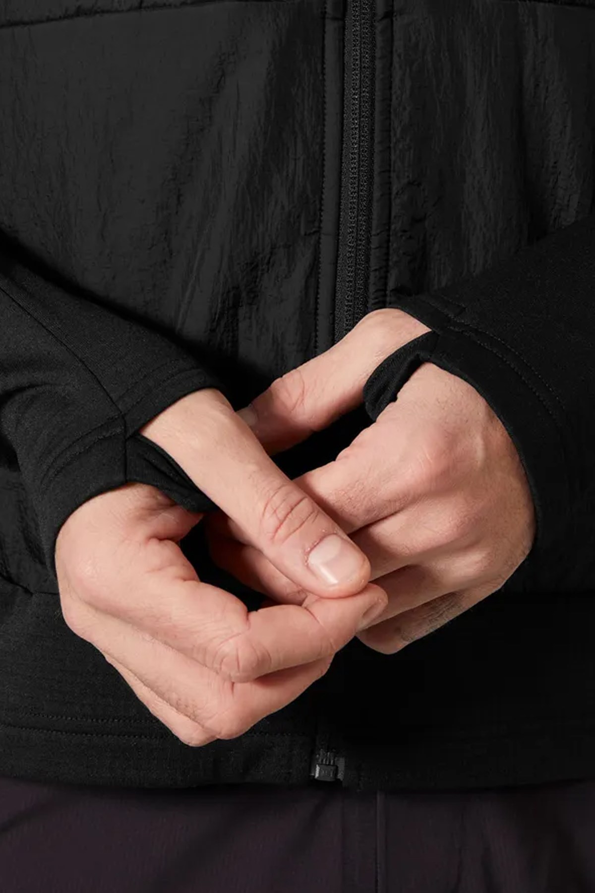 Helly Hansen Erkek Versalite Hybrid Fleece Mont Siyah