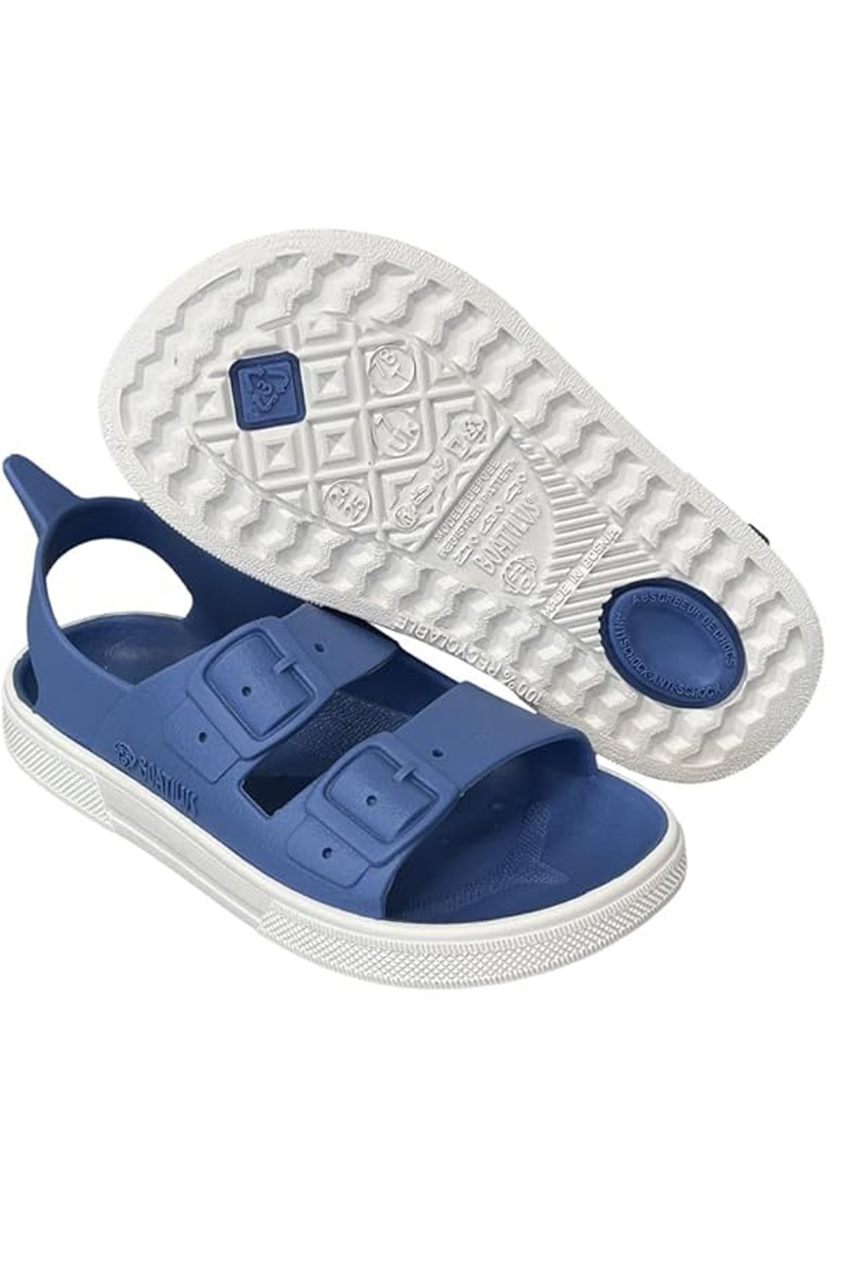 Boatilus Unisex Çocuk Sandalet Mavi