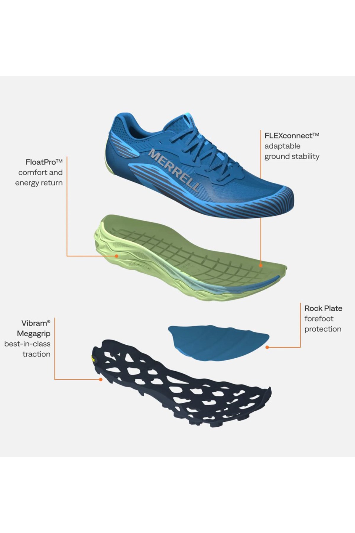 Merrell Agility Peak 6 GTX Kadın Outdoor Ayakkabı J00005818 Gri