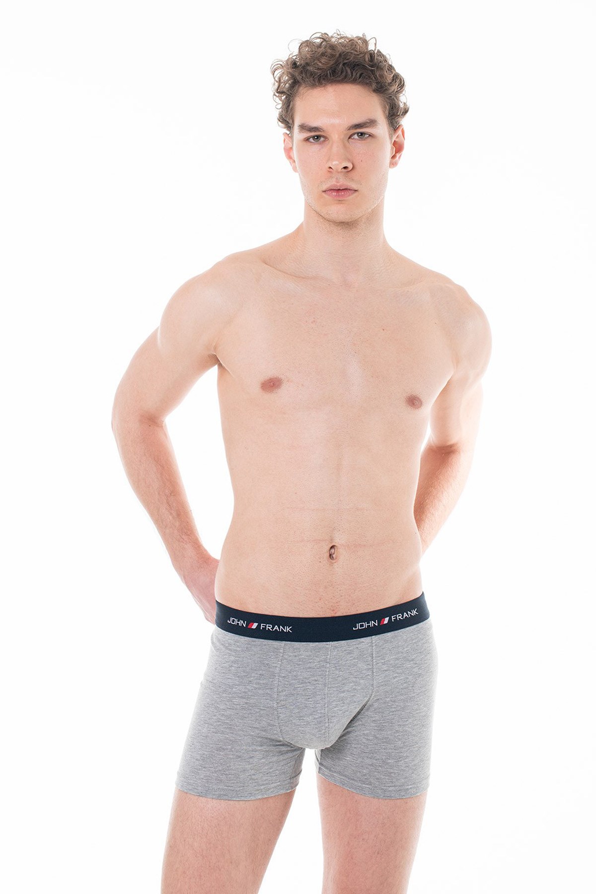 John Frank Üçlü Boxer JF3B08 Lacivert