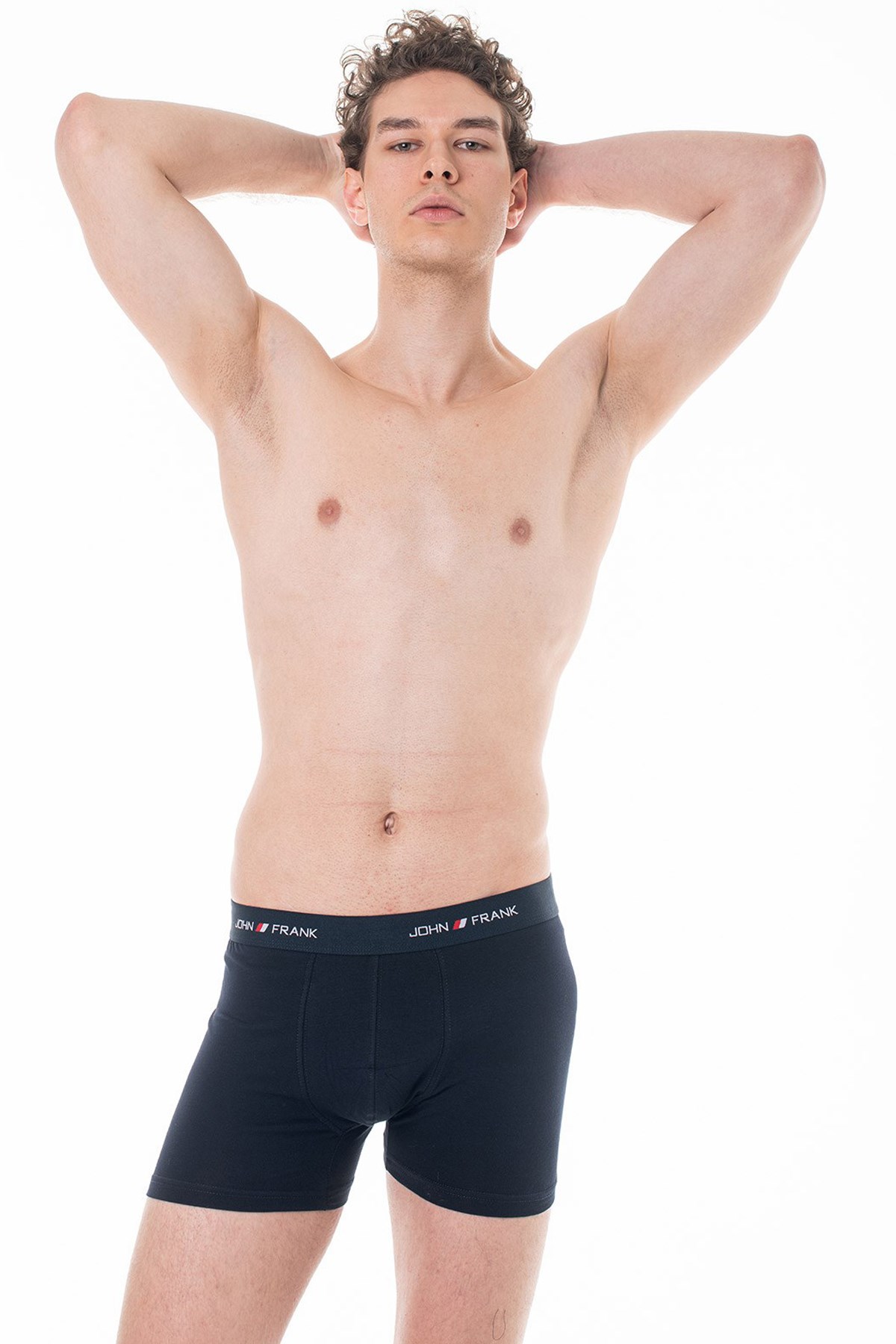 John Frank Üçlü Boxer JF3B08 Lacivert