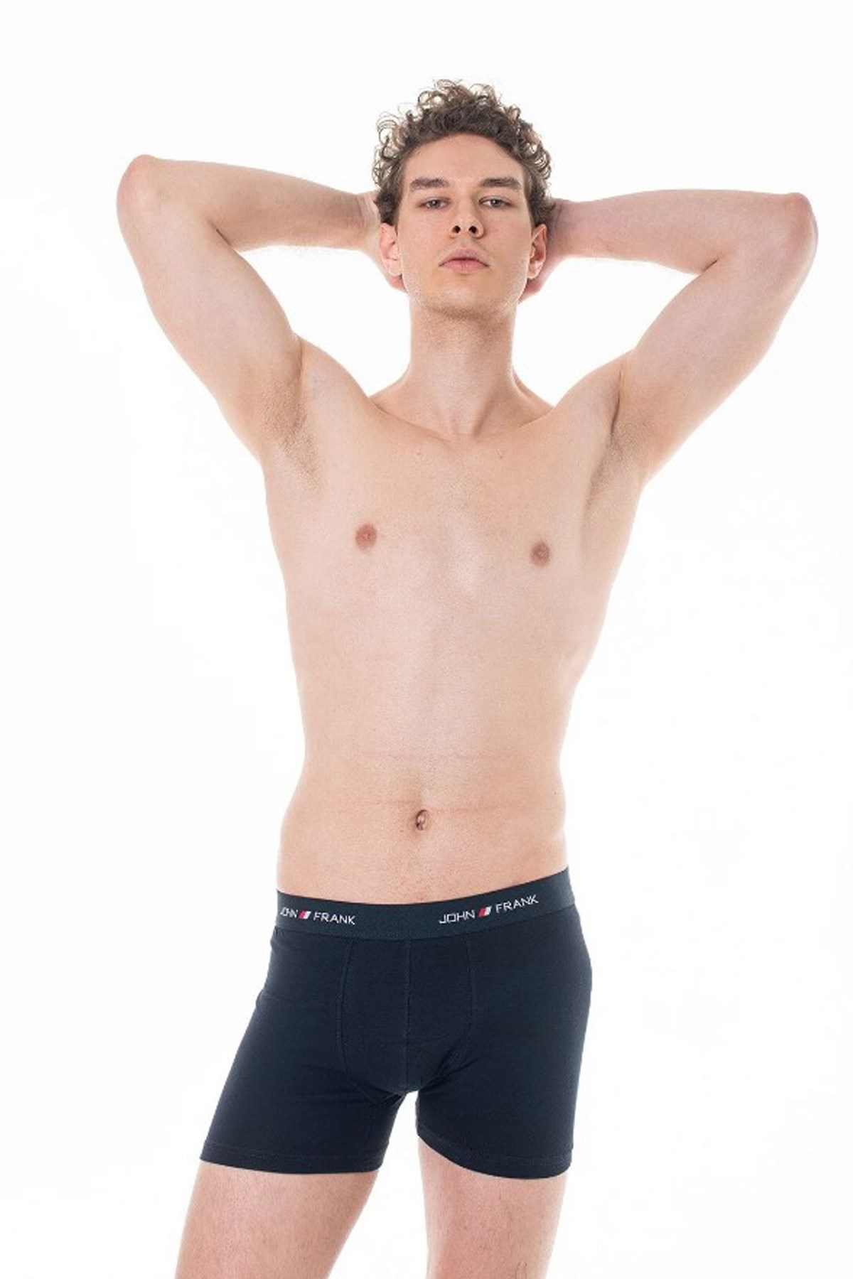 John Frank Üçlü Erkek Boxer JF3B09 Lacivert