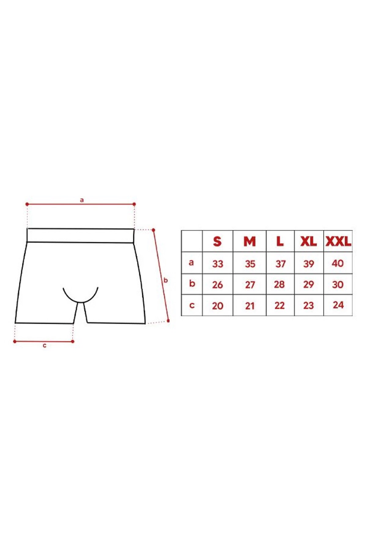 John Frank Üçlü Erkek Boxer JF3B09 Lacivert