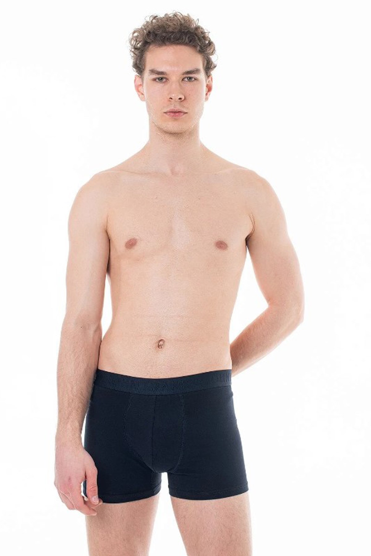 John Frank Üçlü Campus Erkek Boxer JF3BCA06 Lacivert