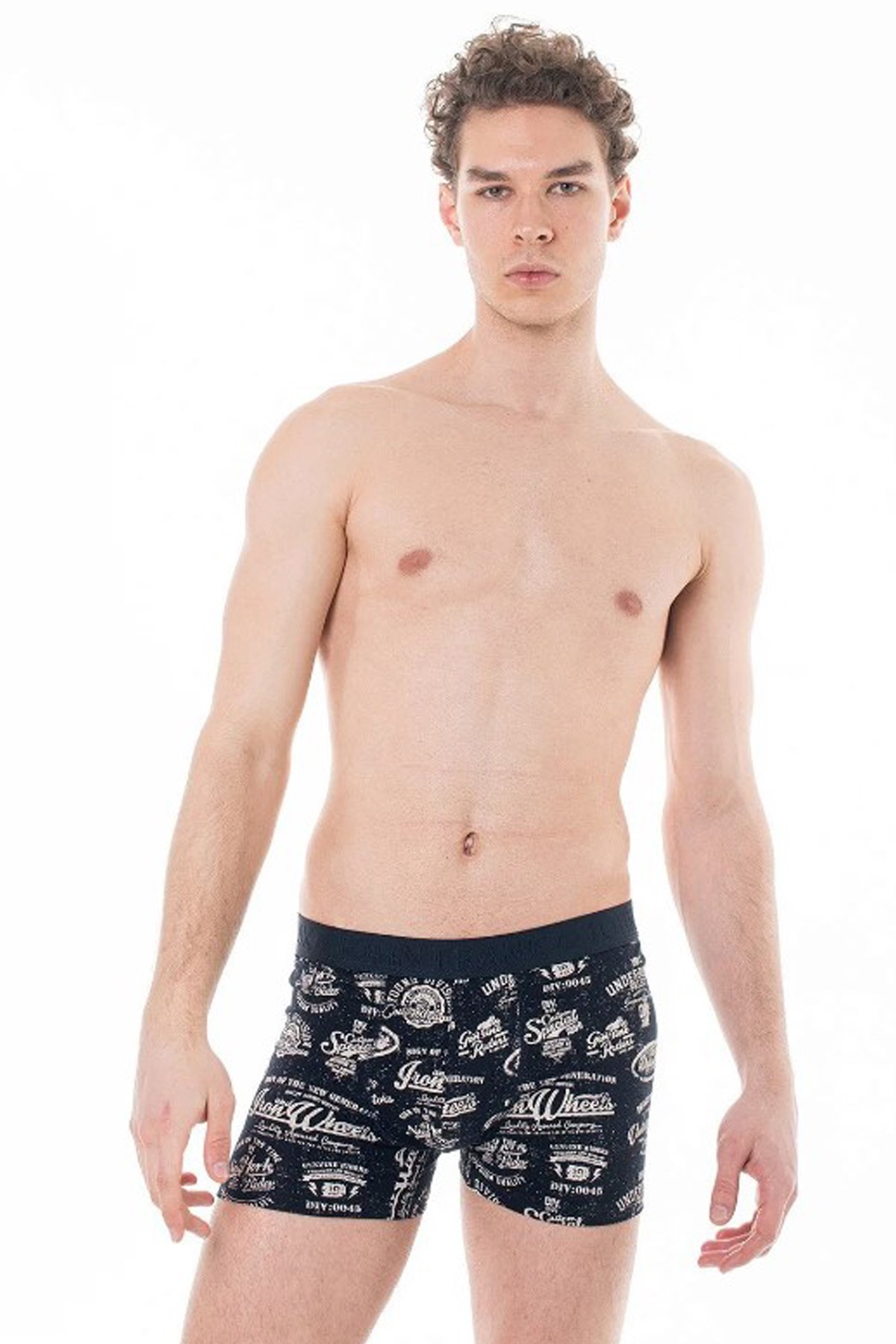 John Frank Üçlü Campus Erkek Boxer JF3BCA06 Lacivert