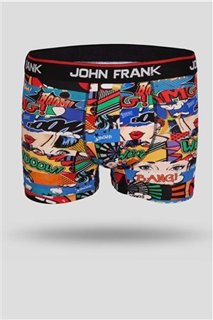 John Frank Dijital Baskılı Erkek Boxer JFB100-OMG