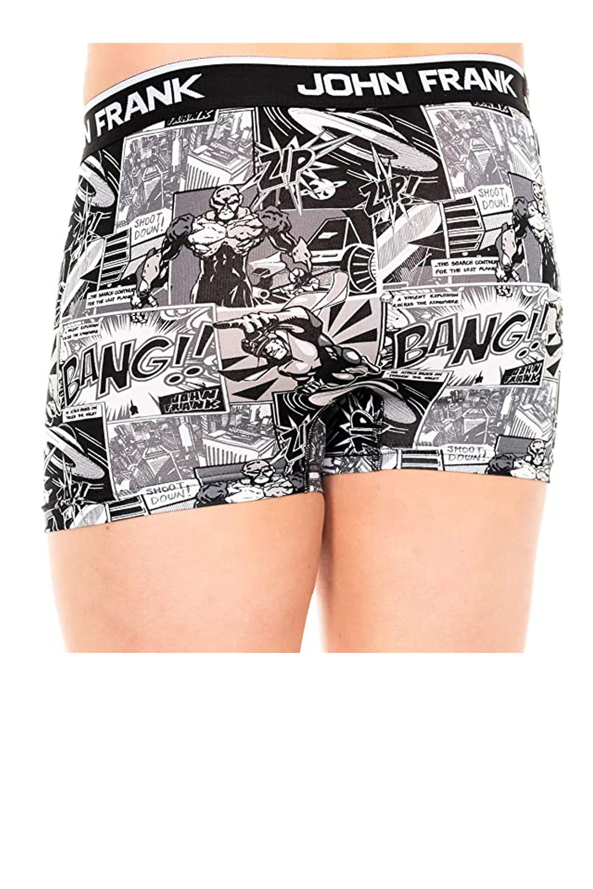 John Frank Erkek Dijital Baskılı Boxer JFB109-HERO Standart