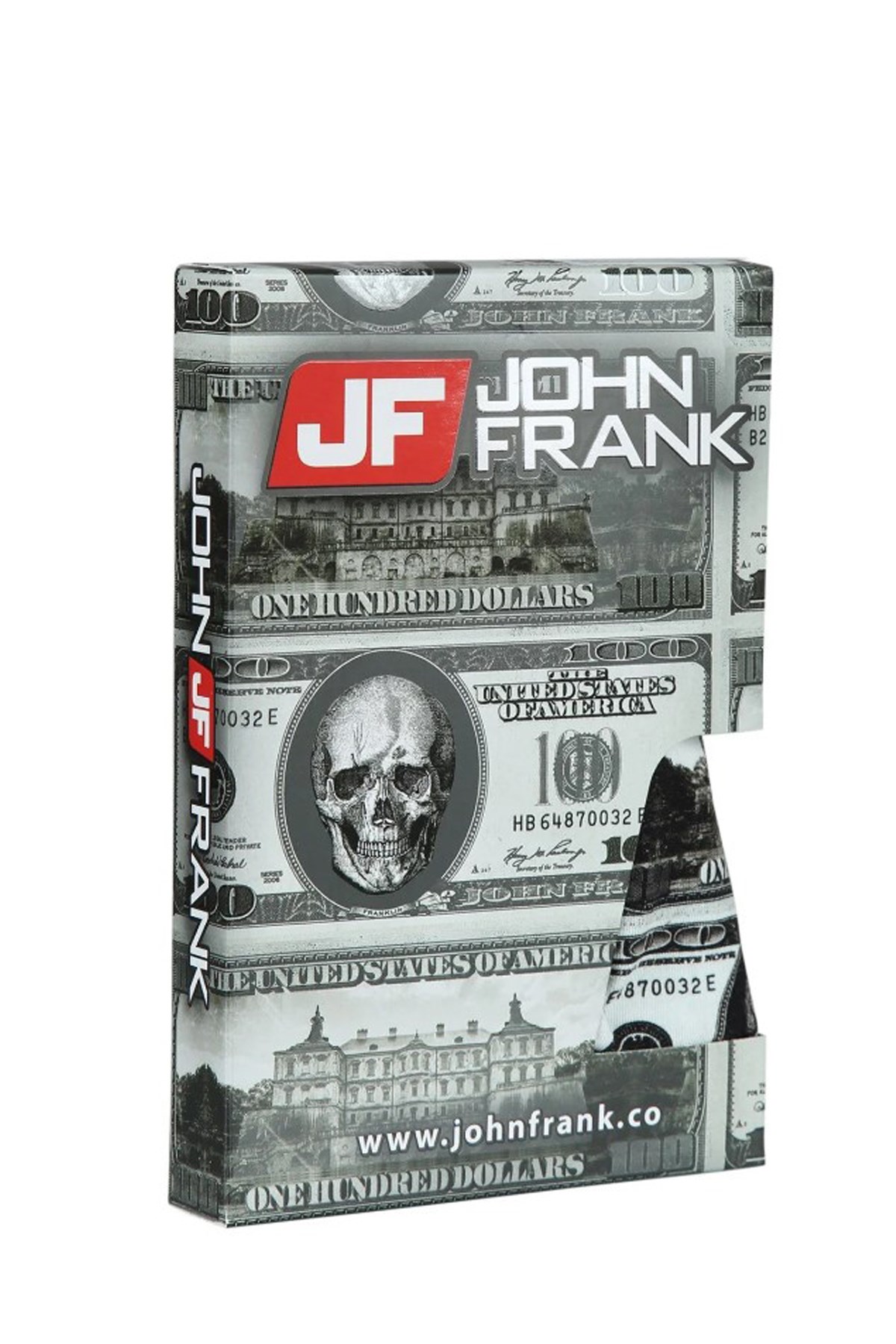 John Frank Dijital Baskılı Erkek Boxer JFB72 Siyah