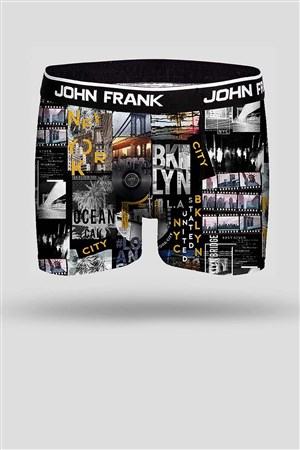 John Frank Erkek Dijital Baskılı Boxer JFBD263-NEWBROOK
