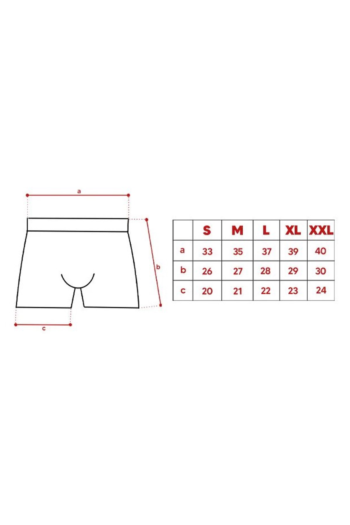 John Frank Dijital Baskılı Erkek Boxer JFBD312-RICH TEDDY Siyah