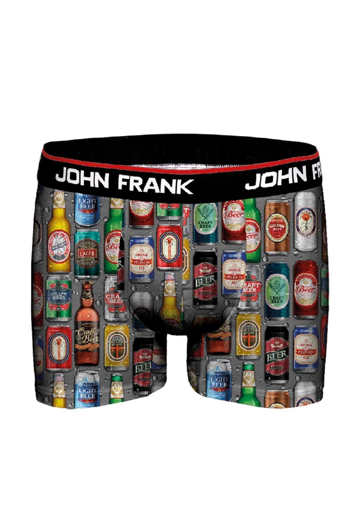 John Frank Dijital Baskılı Erkek Boxer JFBD313-FRESH Siyah