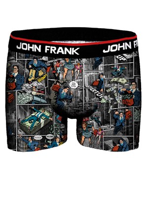 John Frank Dijital Baskılı Boxer JFBD326