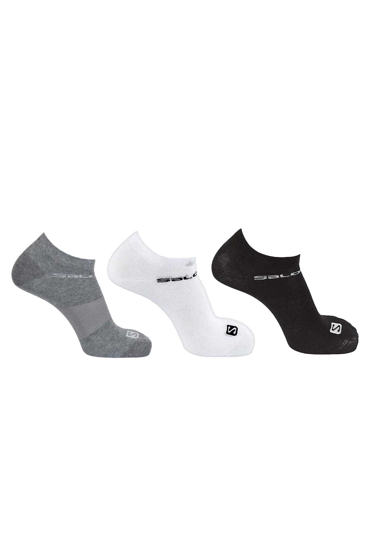 Salomon Live Low Unisex 3'lü Çorap L36937500 Beyaz