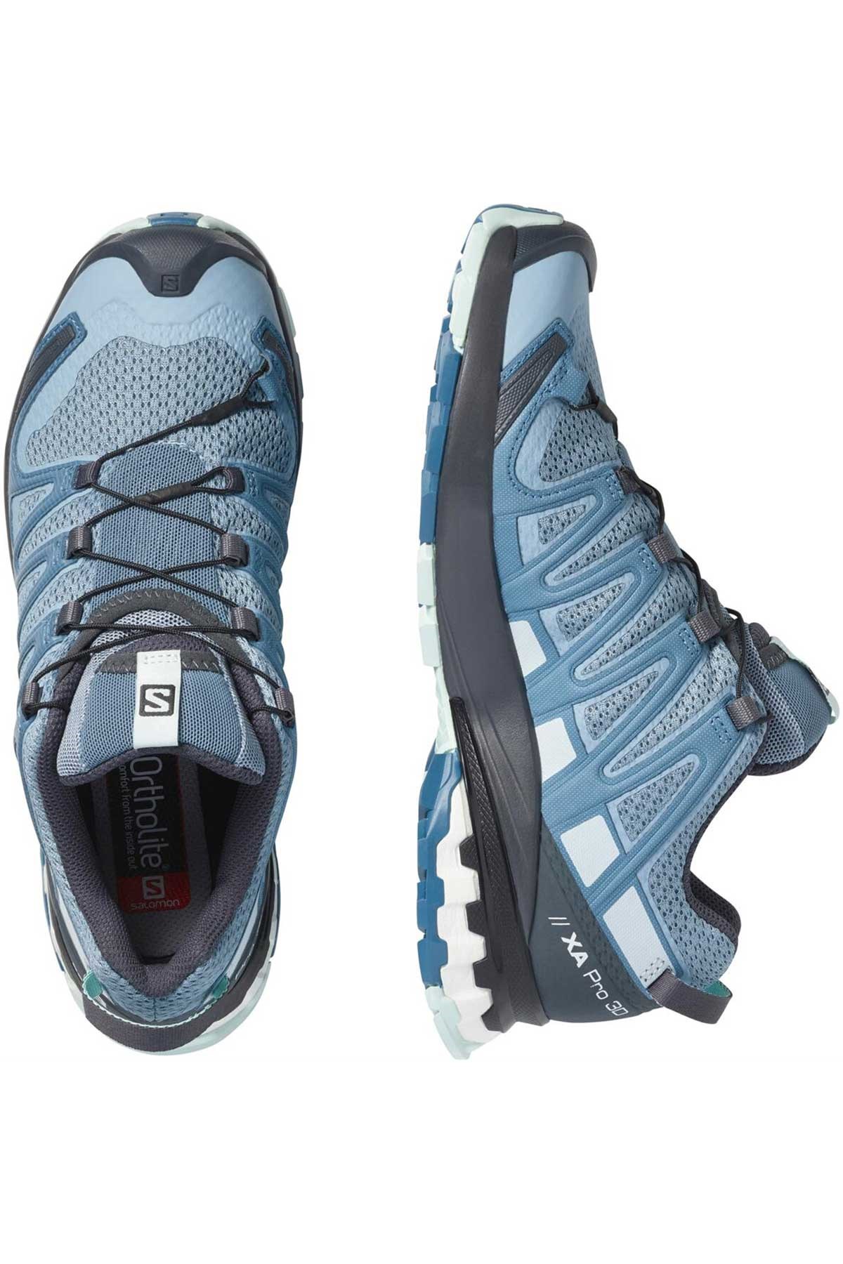 Salomon Xa Pro 3D V8 Kadın Patika Koşu Ayakkabısı L41272100 Mavi