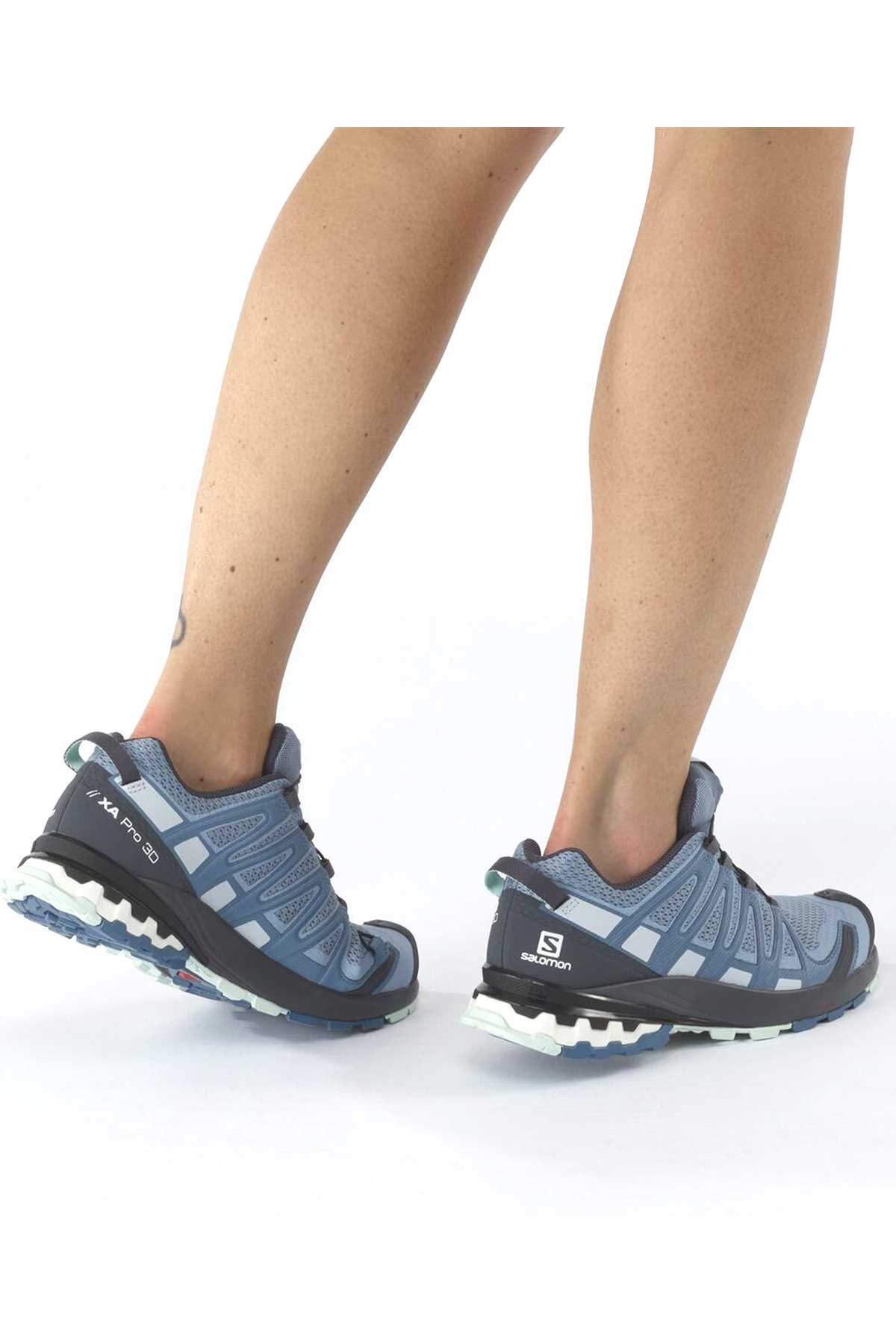 Salomon Xa Pro 3D V8 Kadın Patika Koşu Ayakkabısı L41272100 Mavi