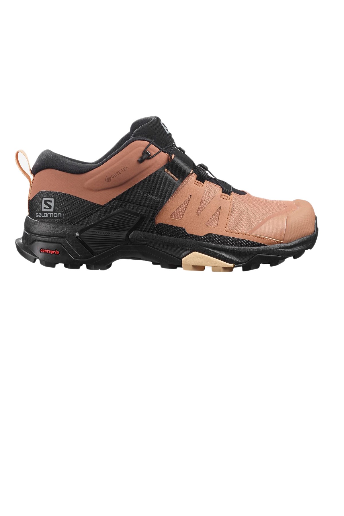 Salomon X Ultra 4 Gtx Kadın Outdoor Ayakkabı L41289700 Açık Kahverengi