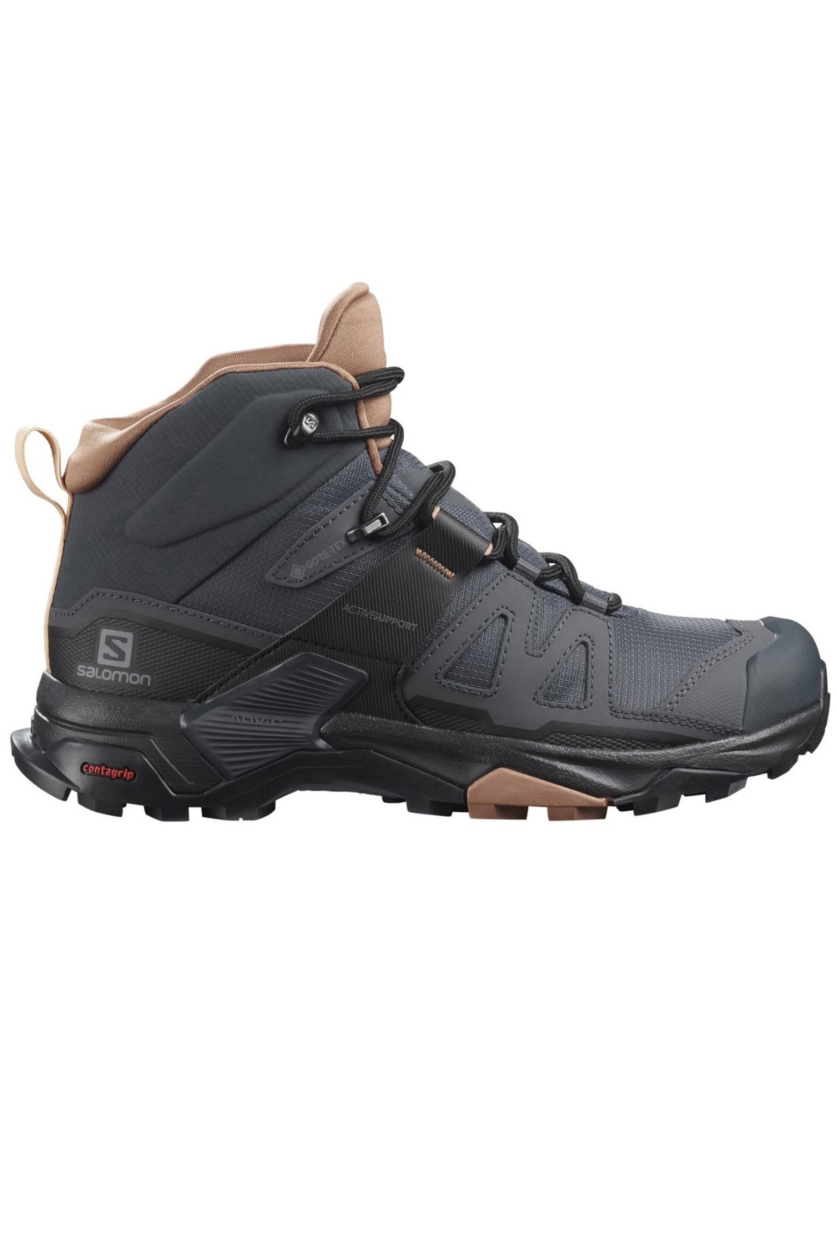 Salomon X Ultra 4 Mid GTX Kadın Outdoor Bot L41295600 Lacivert