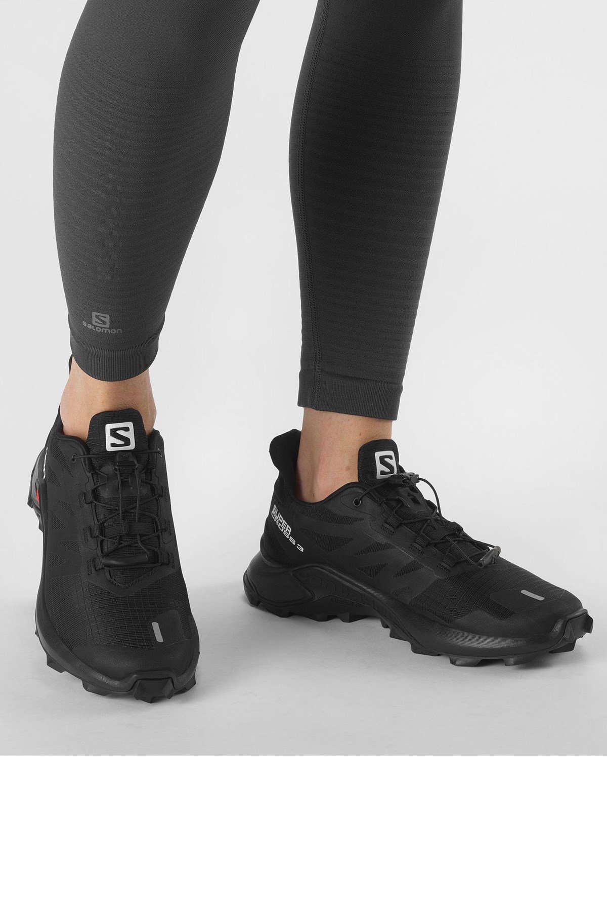 Salomon Supercross 3 Kadın Patika Koşusu Ayakkabı L41452000 Siyah