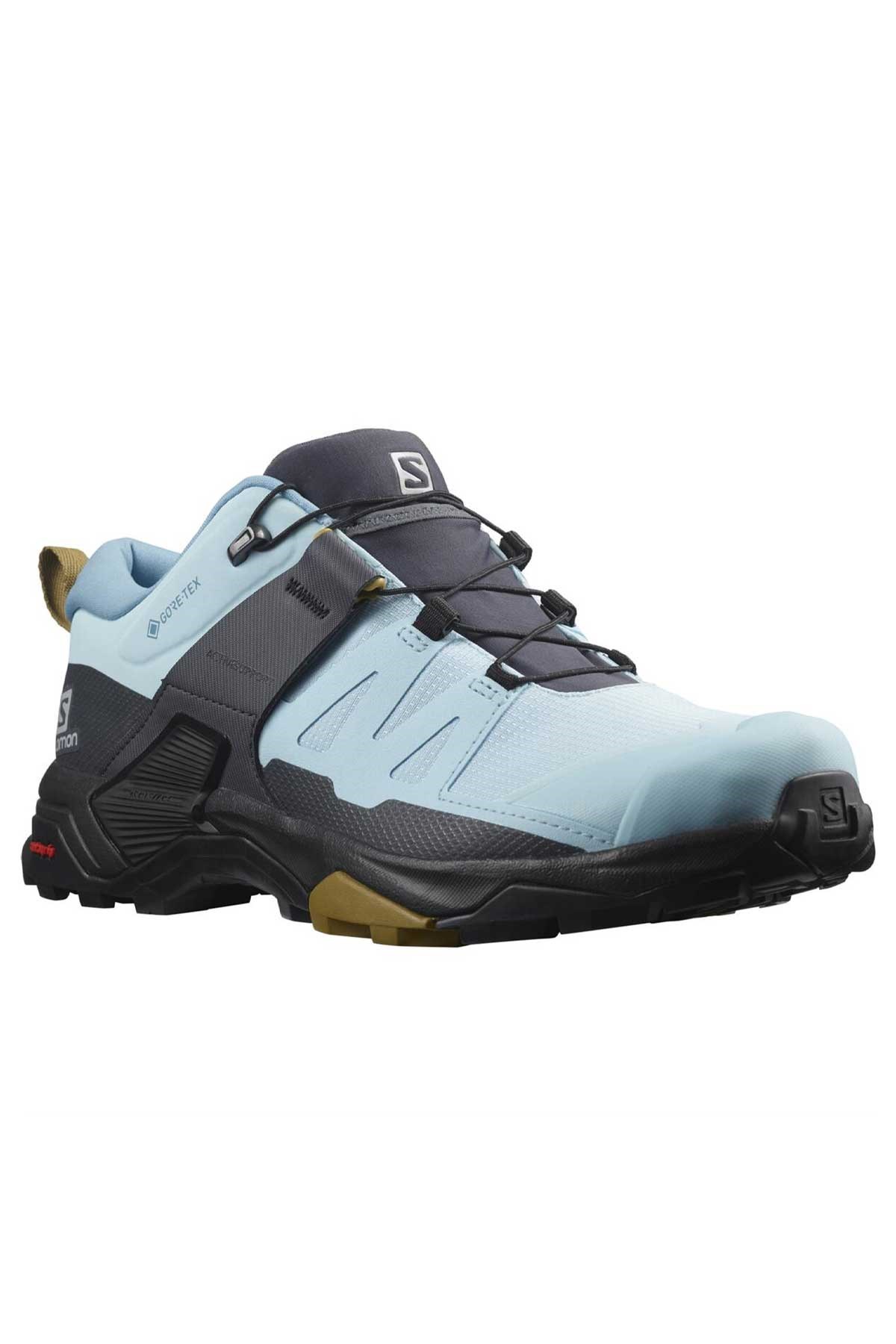 Salomon X Ultra 4 GTX Kadın Outdoor Ayakkabı L41452900 Mavi