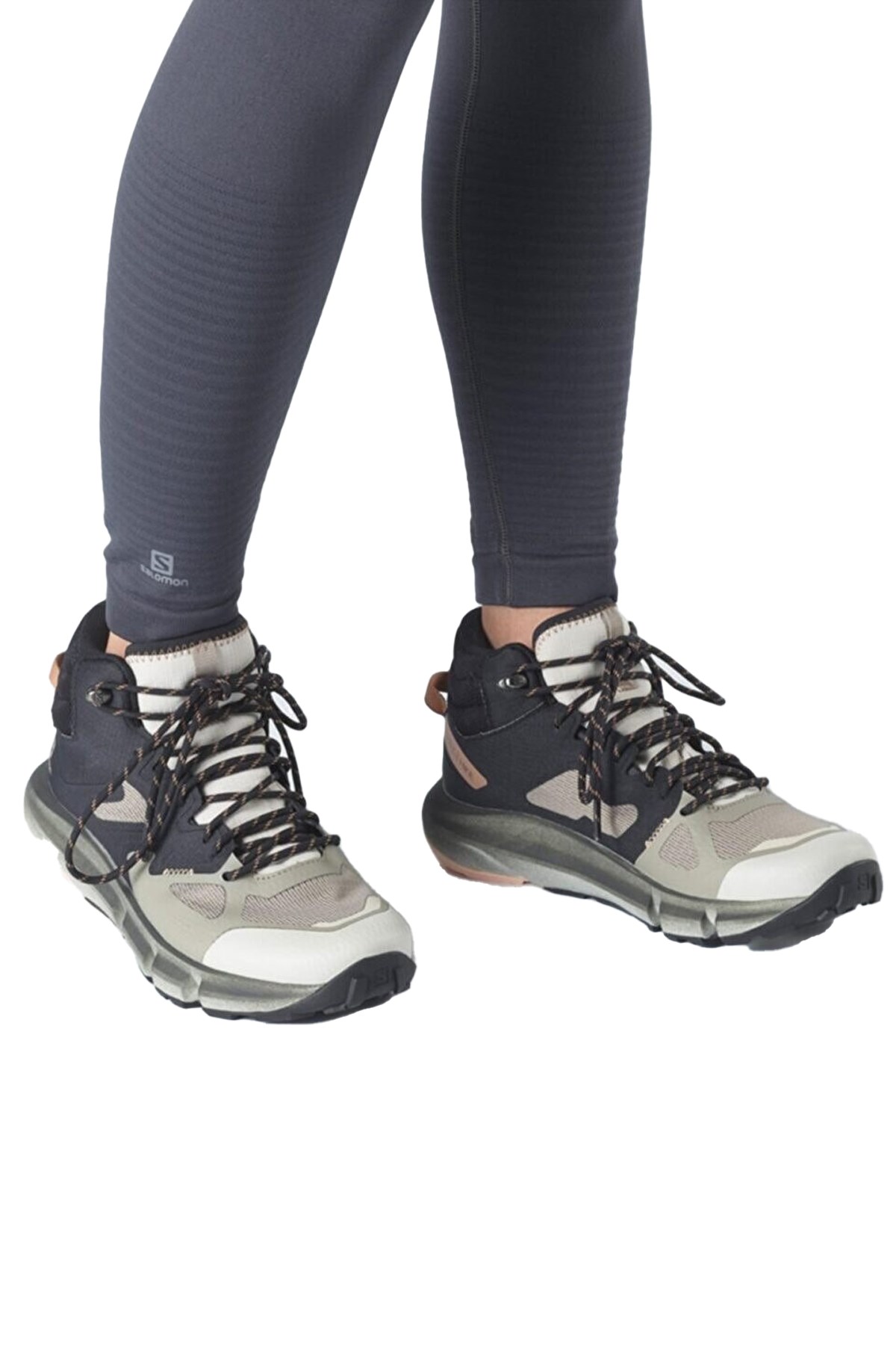 Salomon Predict Hike Mid Su Geçirmez Kadın Outdoor Bot L41460500 Siyah