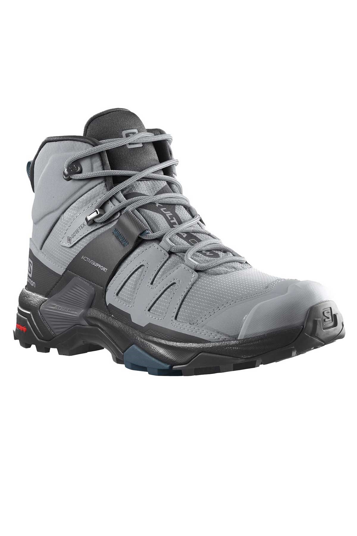 Salomon X Ultra 4 Mid GTX Kadın Outdoor Bot L41624900 Gri