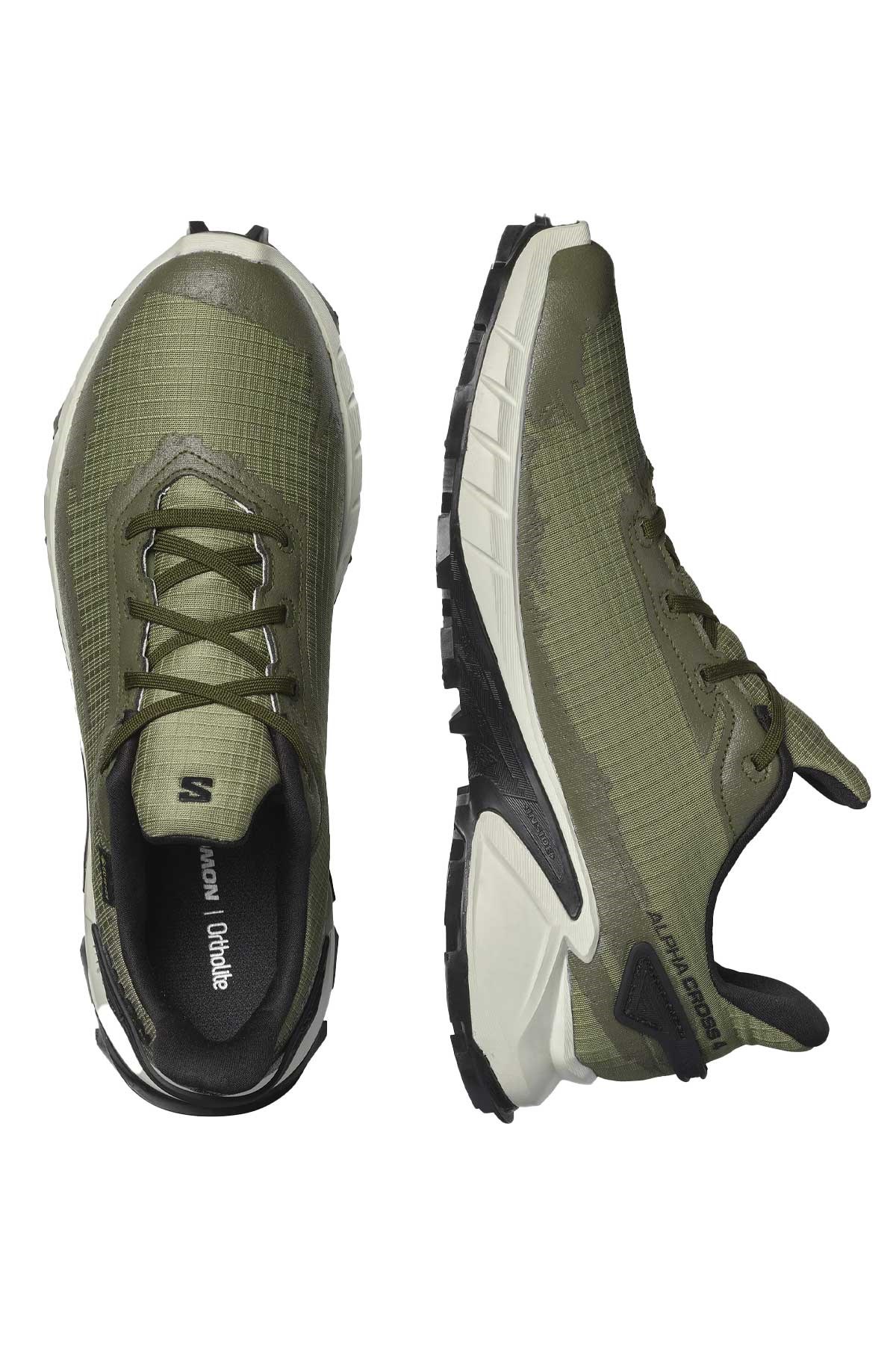 Salomon Alphacross 4 GTX Erkek Outdoor Ayakkabı L41723000 Haki
