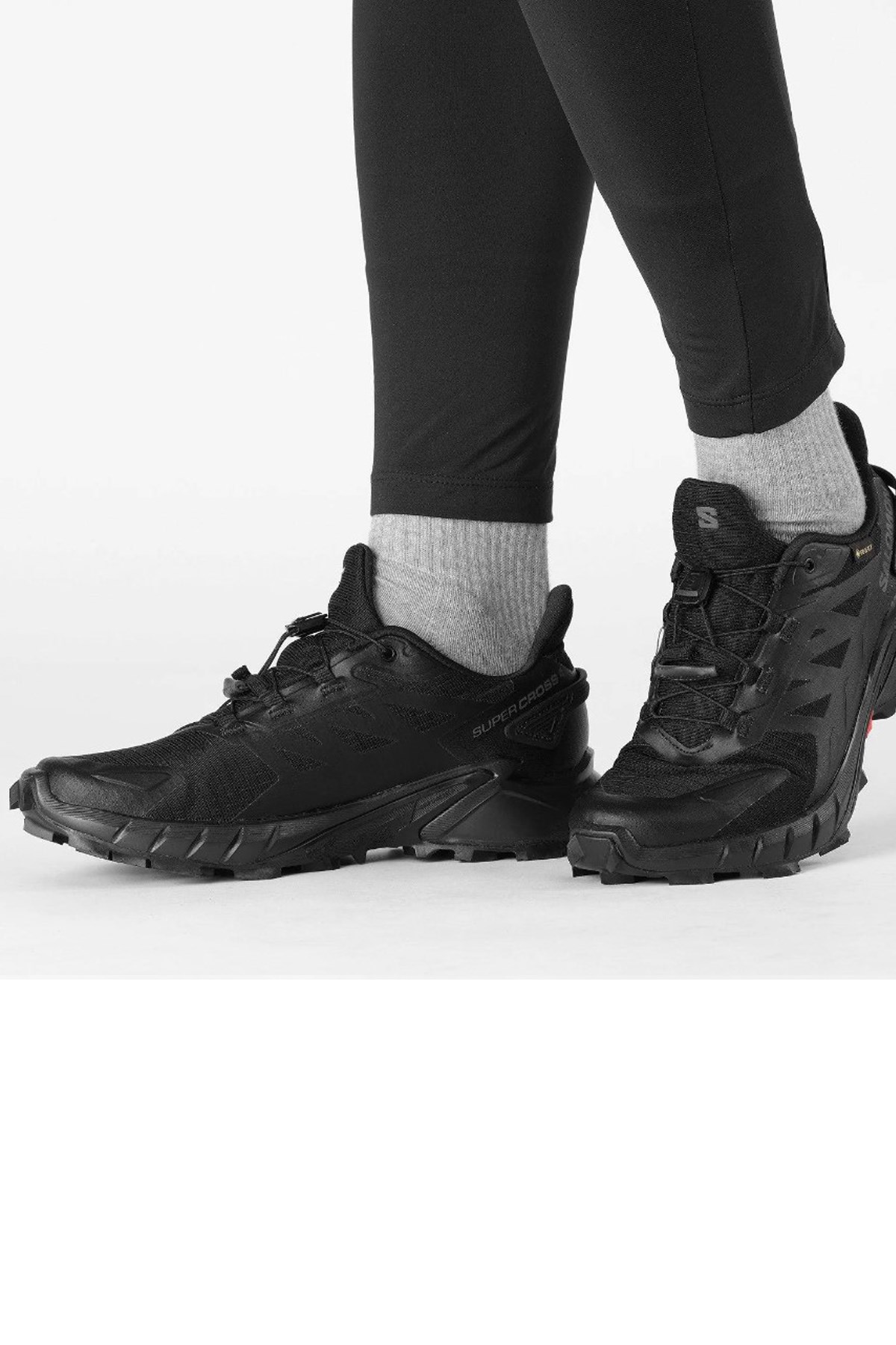 Salomon Supercross 4 GTX Kadın Patika Koşu Ayakkabısı L41733900 Siyah