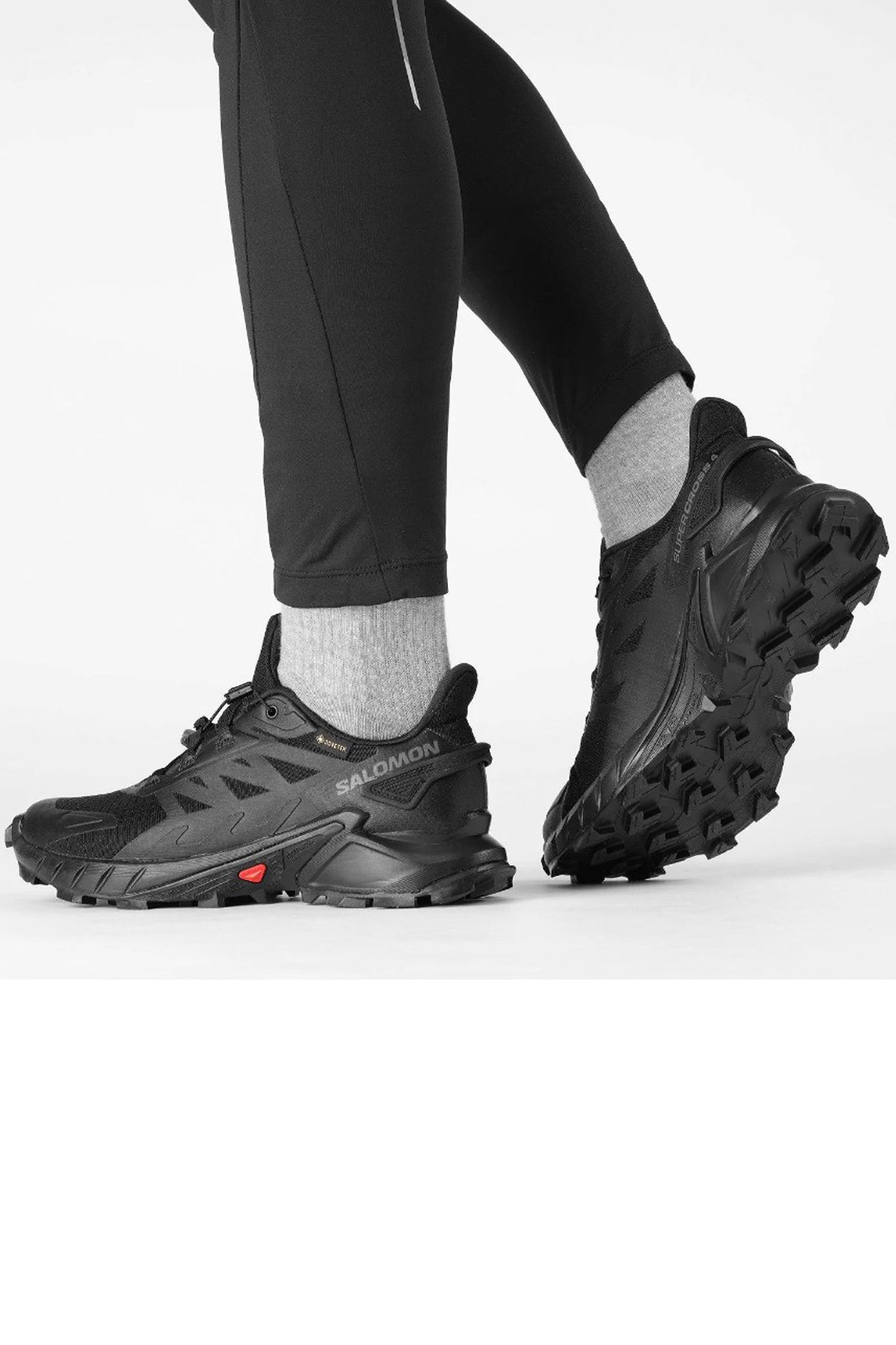 Salomon Supercross 4 GTX Kadın Patika Koşu Ayakkabısı L41733900 Siyah