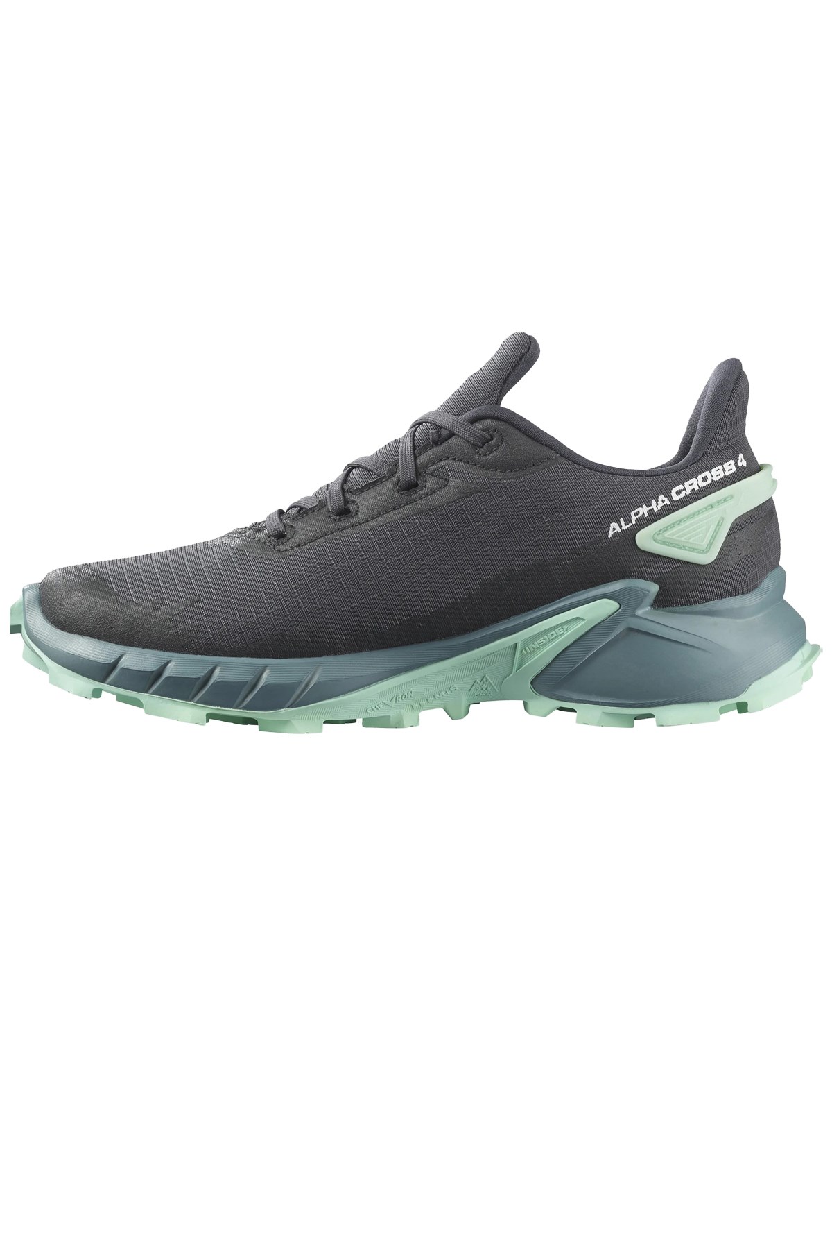 Salomon Alphacross 4 Gore-Tex Kadın Patika Koşu Ayakkabısı L47066800 Antrasit
