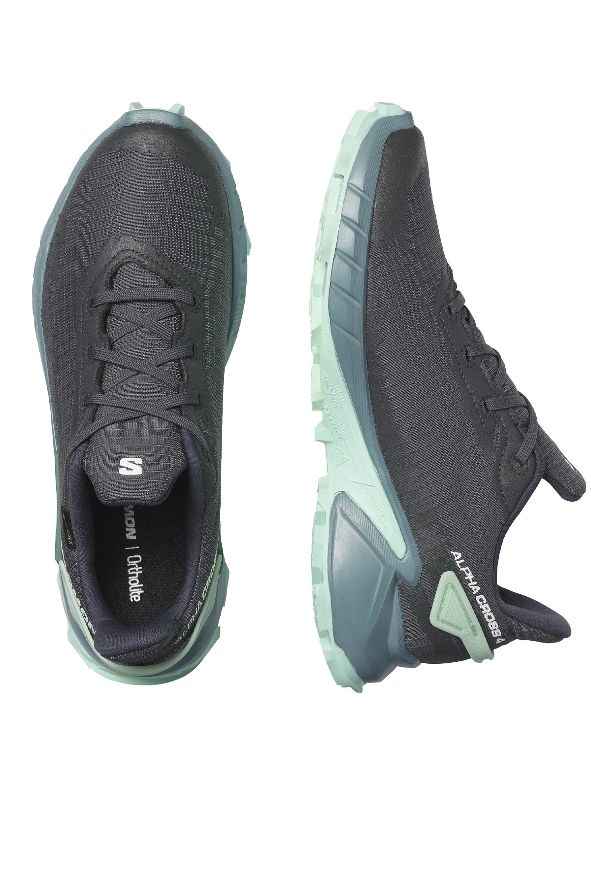 Salomon Alphacross 4 Gore-Tex Kadın Patika Koşu Ayakkabısı L47066800 Antrasit