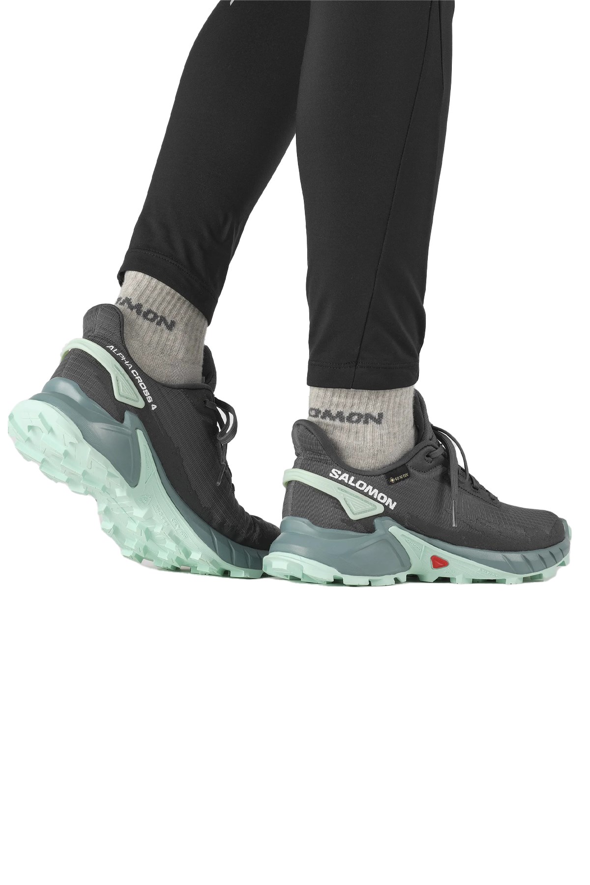 Salomon Alphacross 4 Gore-Tex Kadın Patika Koşu Ayakkabısı L47066800 Antrasit