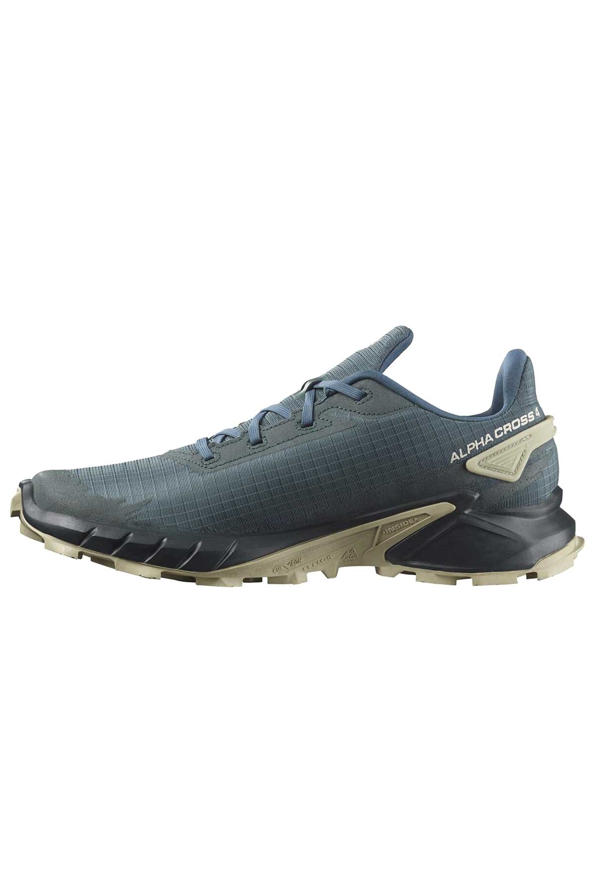 Salomon Alphacross 4 Erkek Outdoor Ayakkabı L47116600 Mavi